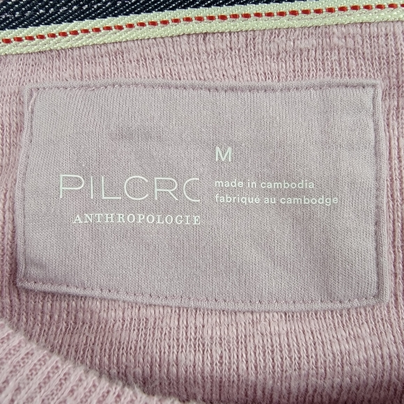 Pilcro | Anthropologie Diana Pullover Ruffle Raglan Top, Size M - Picture 3 of 13